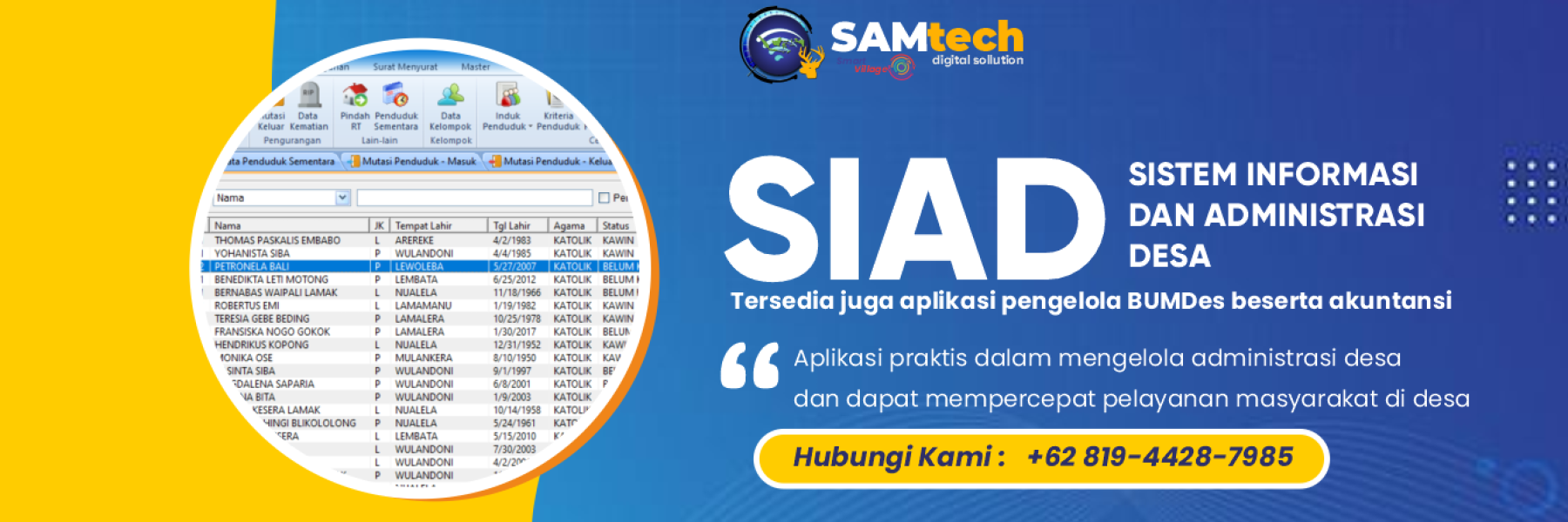Sistem Informasi Desa SIAD