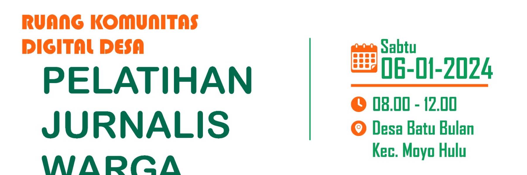 Pelatihan Jurnalis Warga