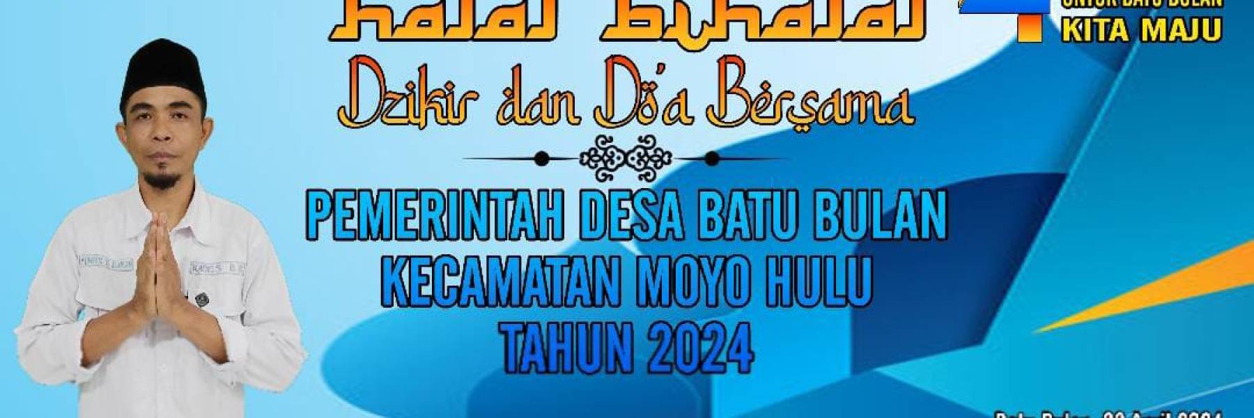 Kegiatan Halal bi halal Desa Batu Bulan